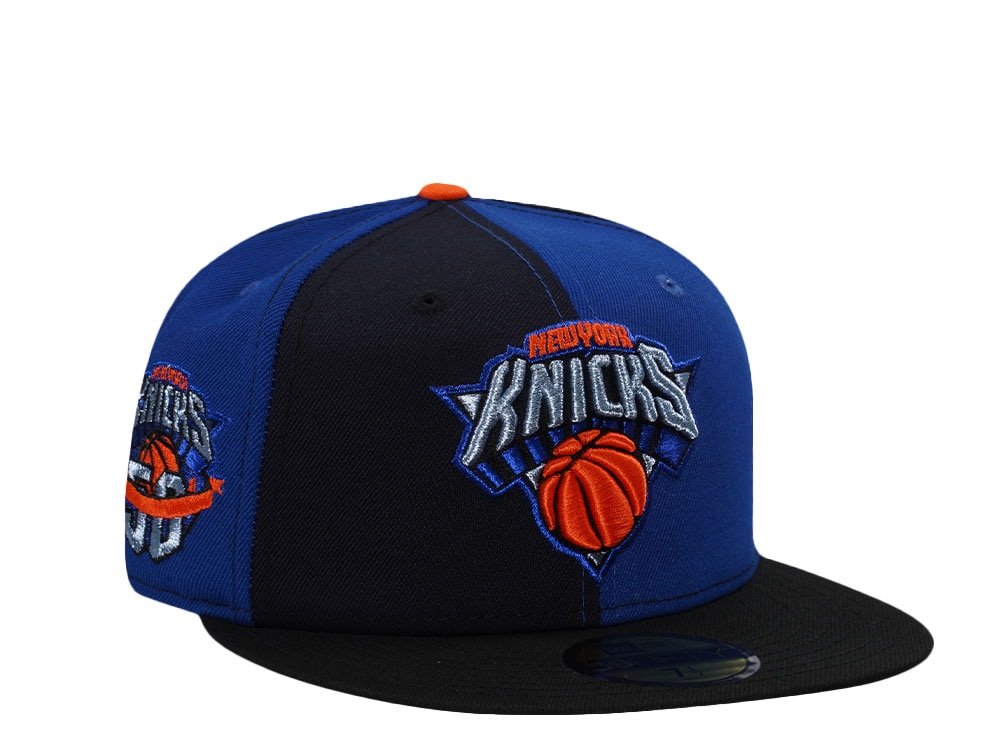 New Era New York Knicks 50th Anniversary Blue Pinwheel Edition 59Fifty Fitted Cap
