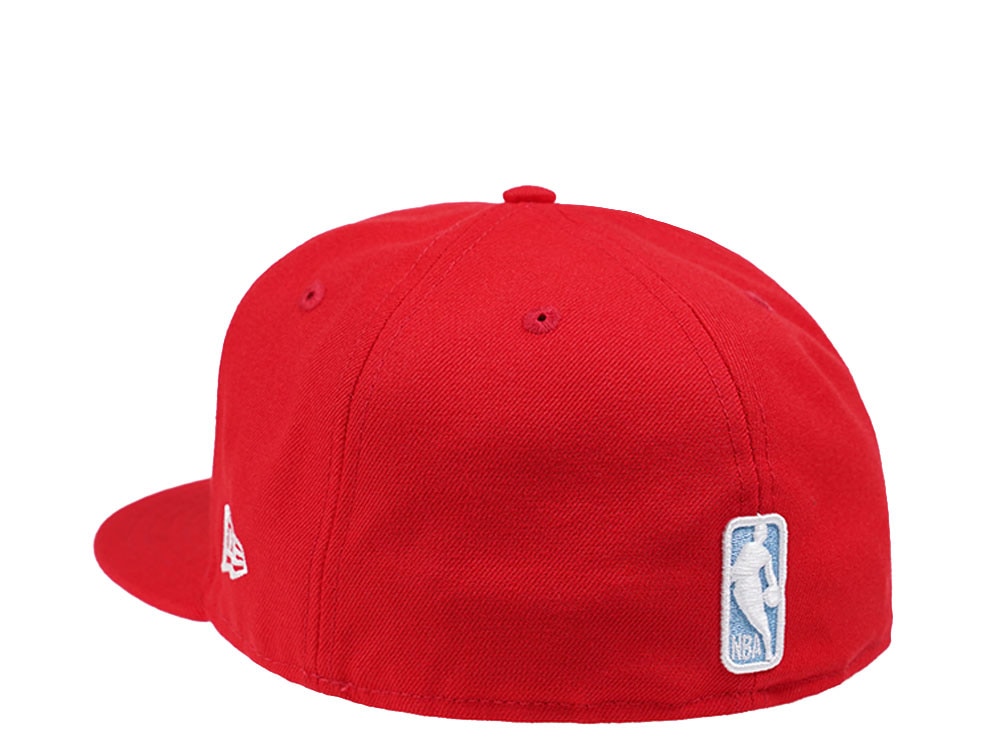 New Era Chicago Bulls Red and Blue Edition 59Fifty Fitted Cap