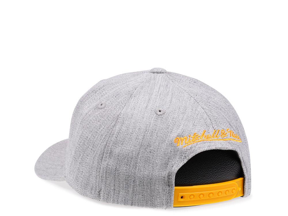 Mitchell & Ness Los Angeles Lakers Heather Red Line Flex Snapback Cap