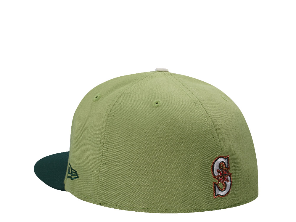 New Era Seattle Mariners 20th Anniversary Green Two Tone Edition 59Fifty Fitted Cap