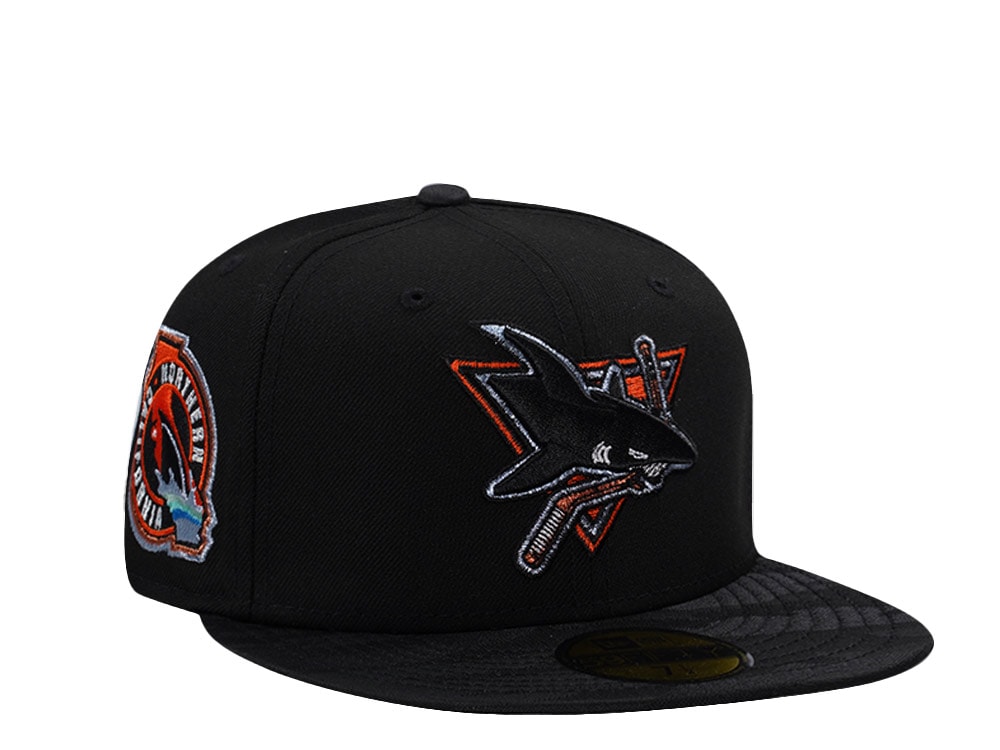 New Era San Jose Sharks Northern California Black Prime Edition 59Fifty Fitted Cap