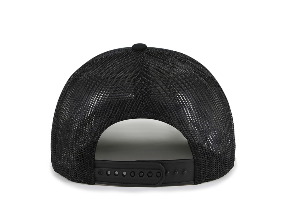 47Brand Anaheim Ducks Black Trucker Hitch Snapback Cap