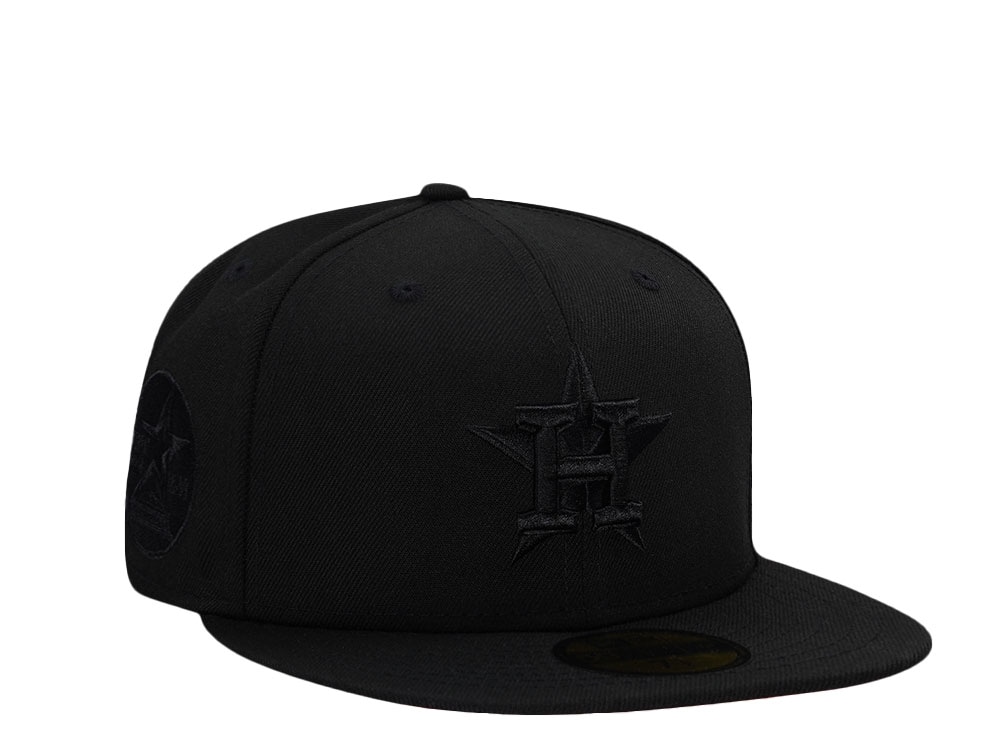 New Era Houston Astros 35th Anniversary Blackout Red Edition 59Fifty Fitted Cap