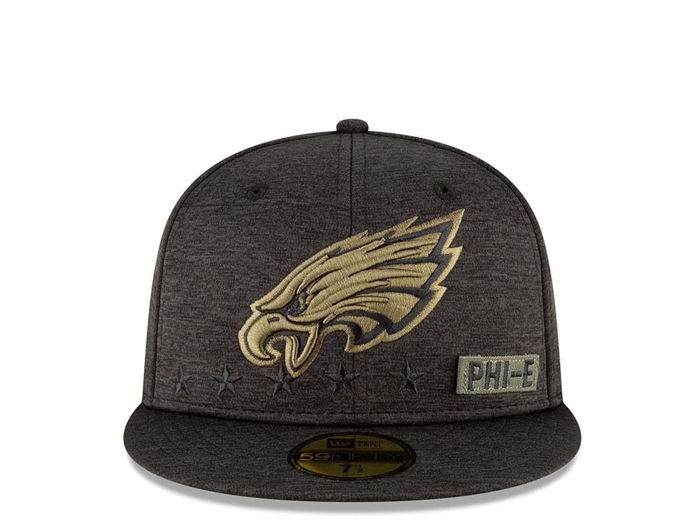 New Era Philadelphia Eagles Salute to Service 2020 Fitted 59Fifty Cap