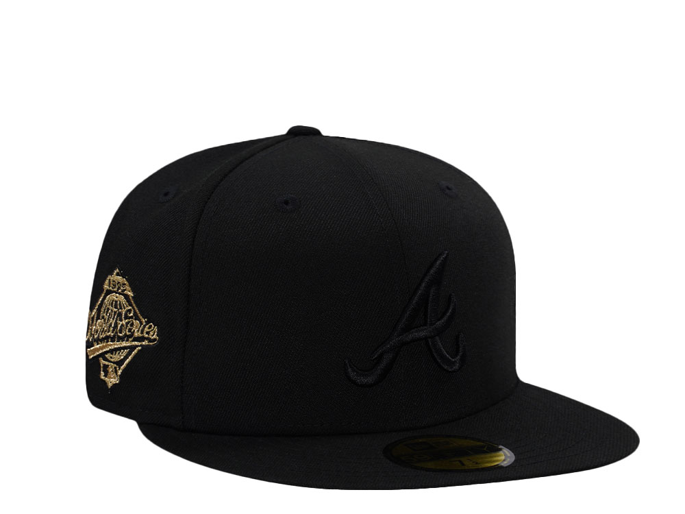 New Era Atlanta Braves World Series 1995 Black Prime Edition 59Fifty Fitted Cap