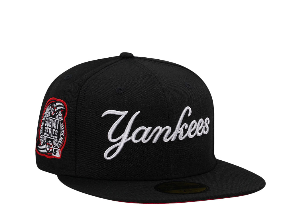 New Era New York Yankees Subway Series 2009 Black and Red Edition 59Fifty Fitted Cap