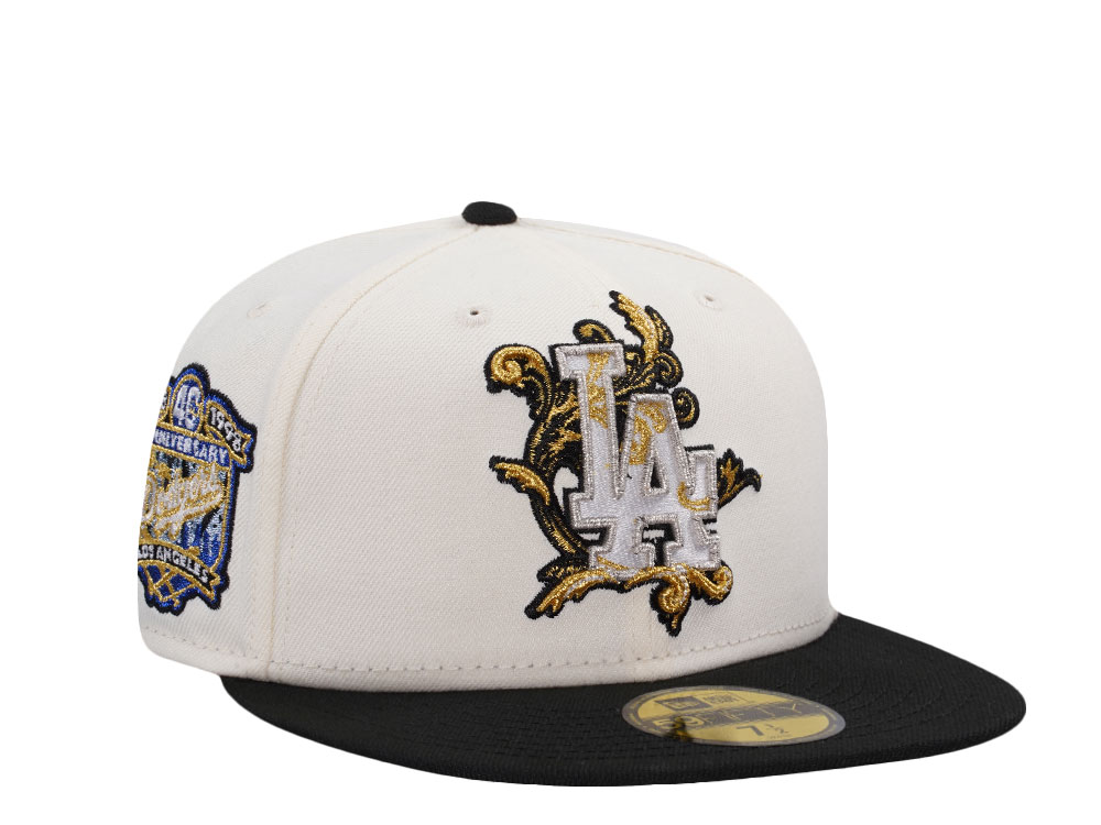 New Era Los Angeles Dodgers 40th Anniversary Metallic Chrome Two Tone Edition 59Fifty Fitted Cap