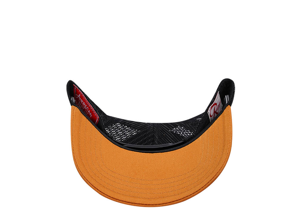 American Needle Rainier Twill Valin Patch Hazel Trucker Snapback Cap