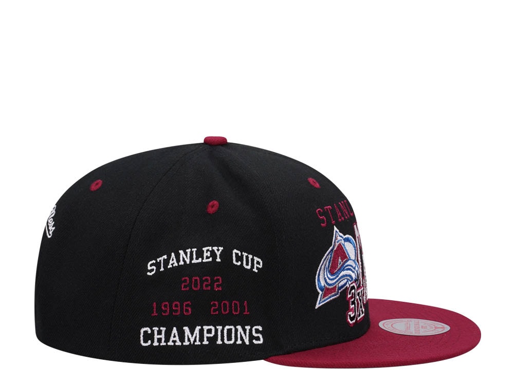 Mitchell & Ness Colorado Avalanche Stanley Cup Throwback Two Tone Edition Snapback Cap