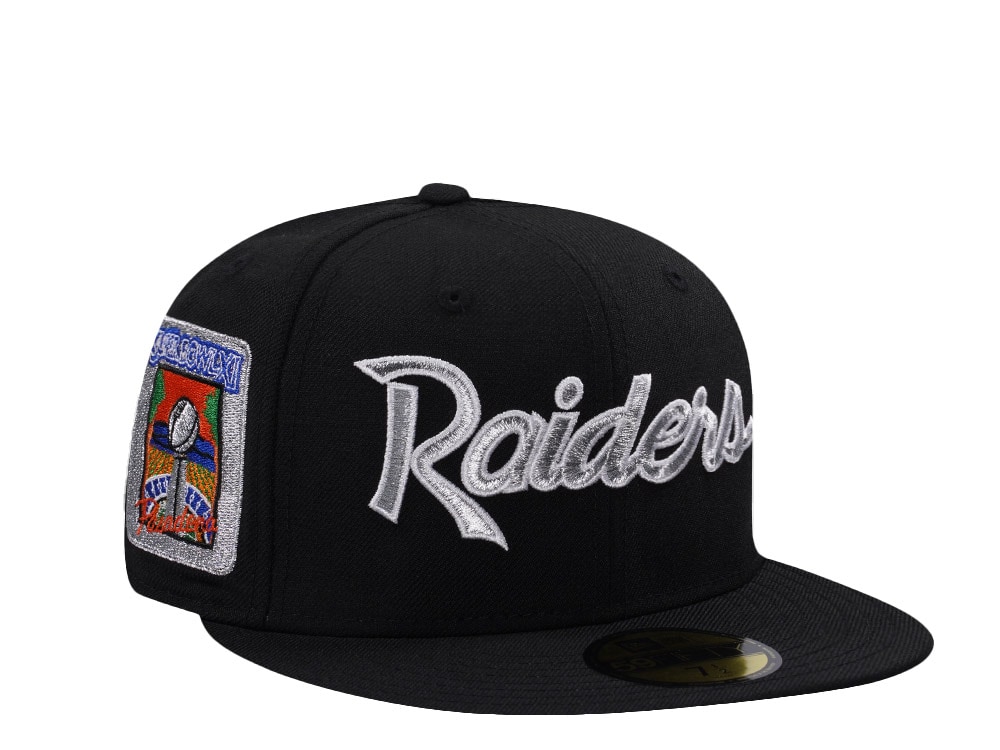 New Era Las Vegas Raiders Super Bowl XI Wool Black Prime Edition 59Fifty Fitted Cap