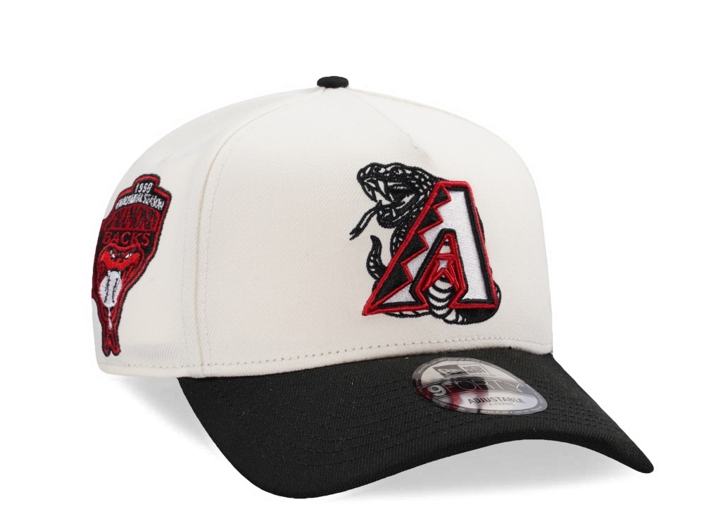 New Era Arizona Diamondbacks Inaugural Season 1998 Metallic Chrome Two Tone Edition 9Forty A Frame Snapback Cap