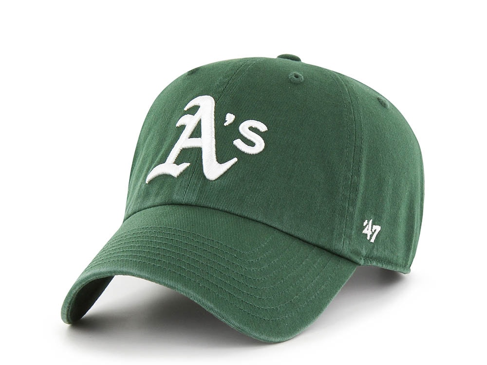 47 Brand Oakland Athletics Dark Green Edition Clean Up Strapback Cap