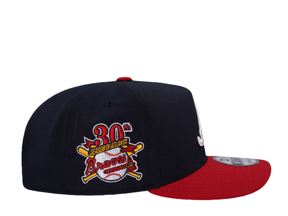 New Era Atlanta Braves 30th Anniversary Two Tone Edition 9Fifty A Frame Snapback Cap
