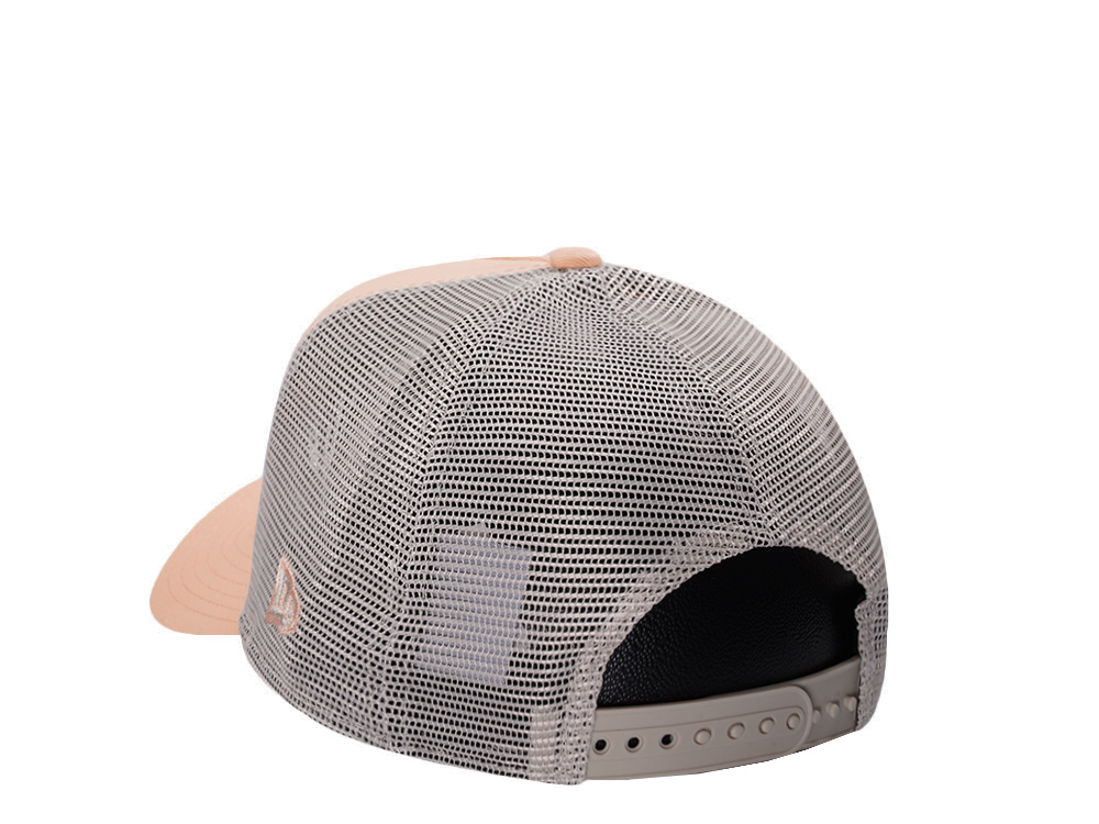 New Era Atlanta Braves Peach Prime Edition 9Forty A Frame Trucker Snapback Cap