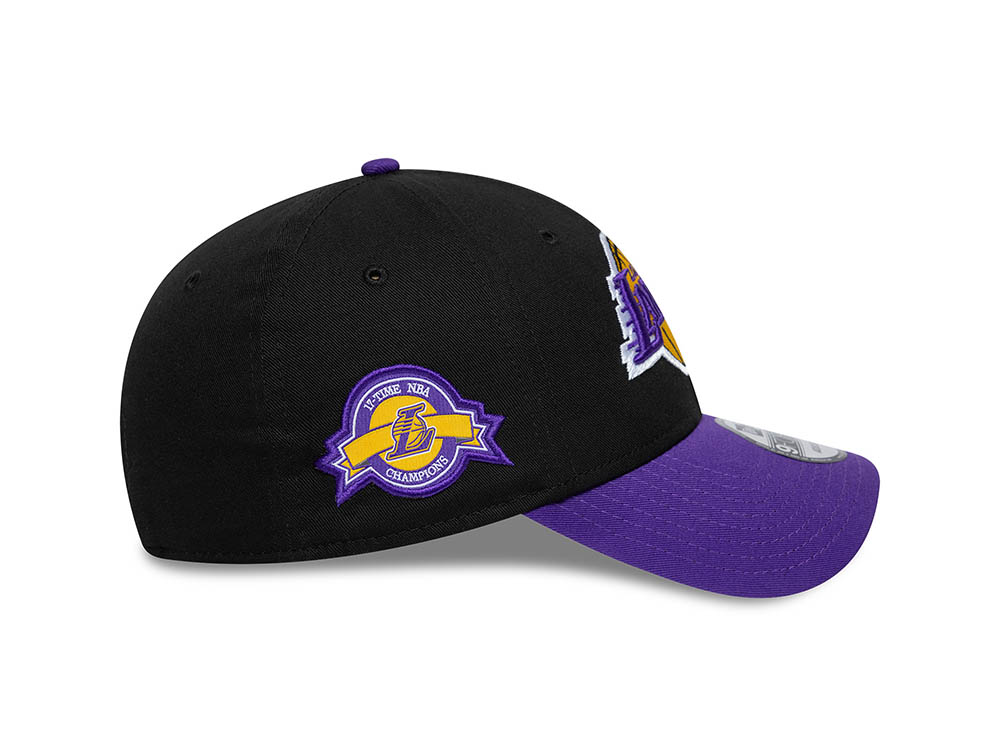 New Era Los Angeles Lakers 17 Time NBA Champions Edition 9Forty Strapback Cap