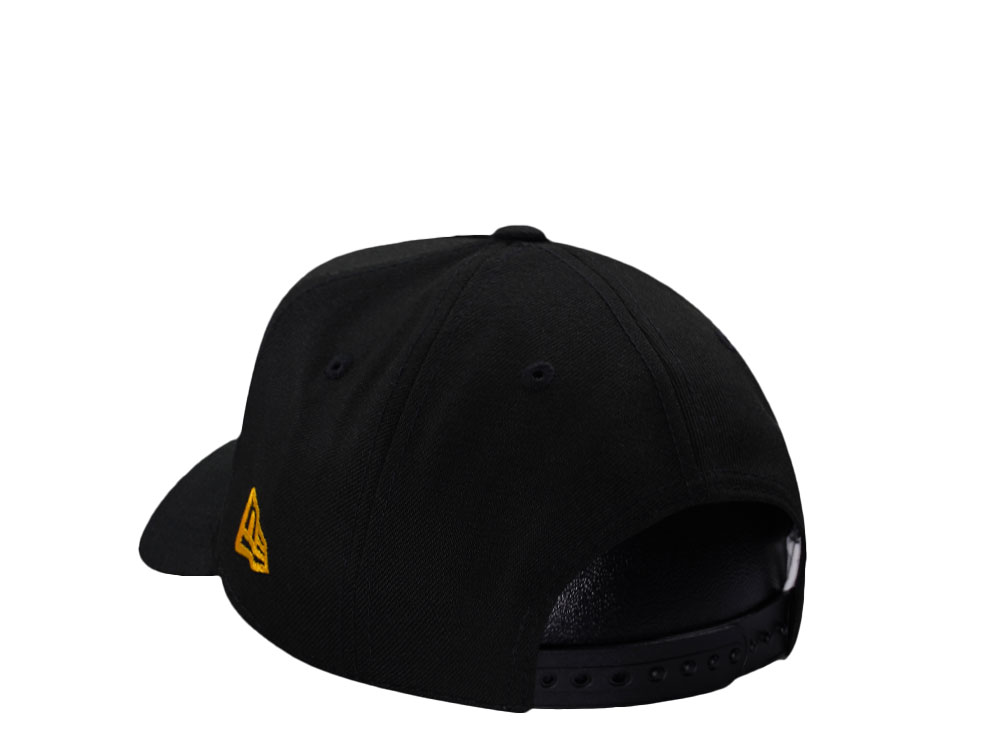 New Era Boston Bruins 90th Anniversary Black Prime Edition 9Forty A Frame Snapback Cap