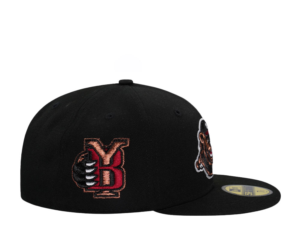 New Era Yakima Bears Black Throwback Edition 59Fifty Fitted Cap