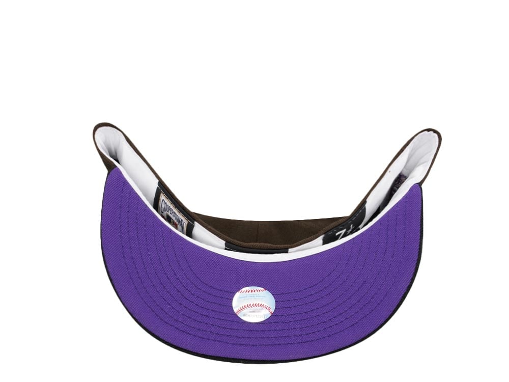 New Era Colorado Rockies Coors Field 1995 Chocolate Two Tone Prime Edition 59Fifty Fitted Cap