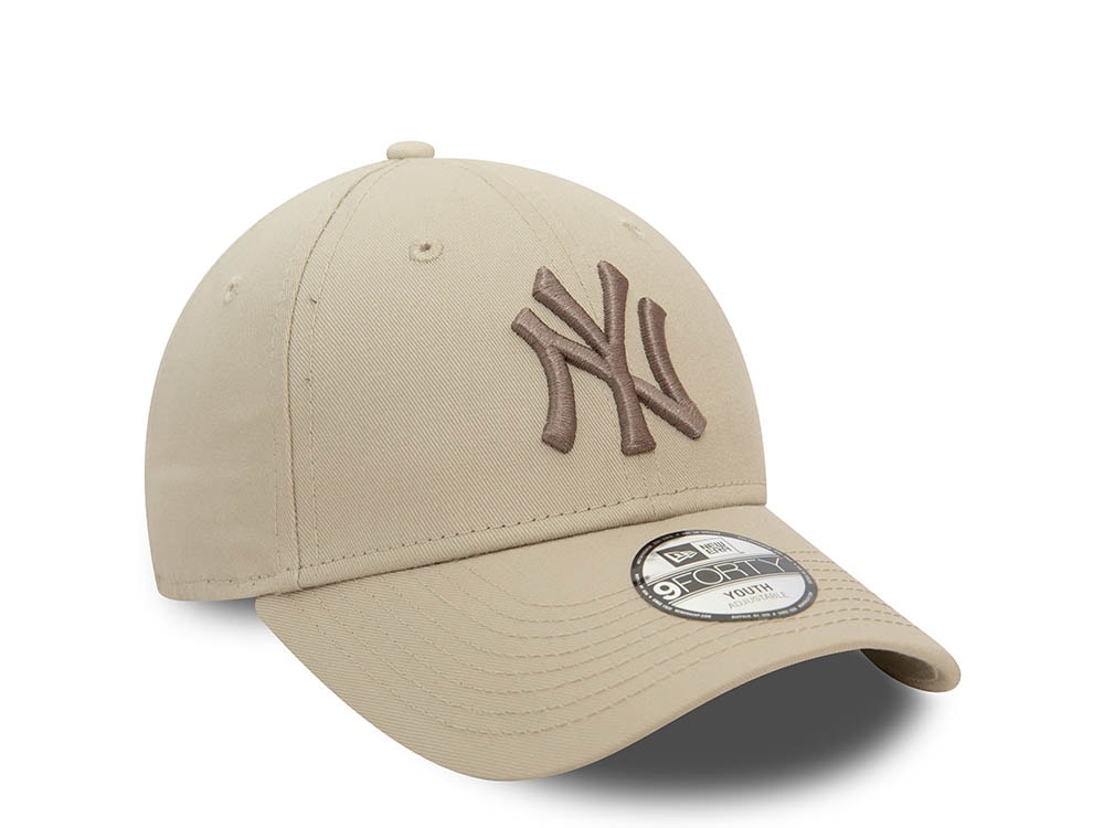 New Era New York Yankees League Essential Kids Stone 9Forty Strapback Cap