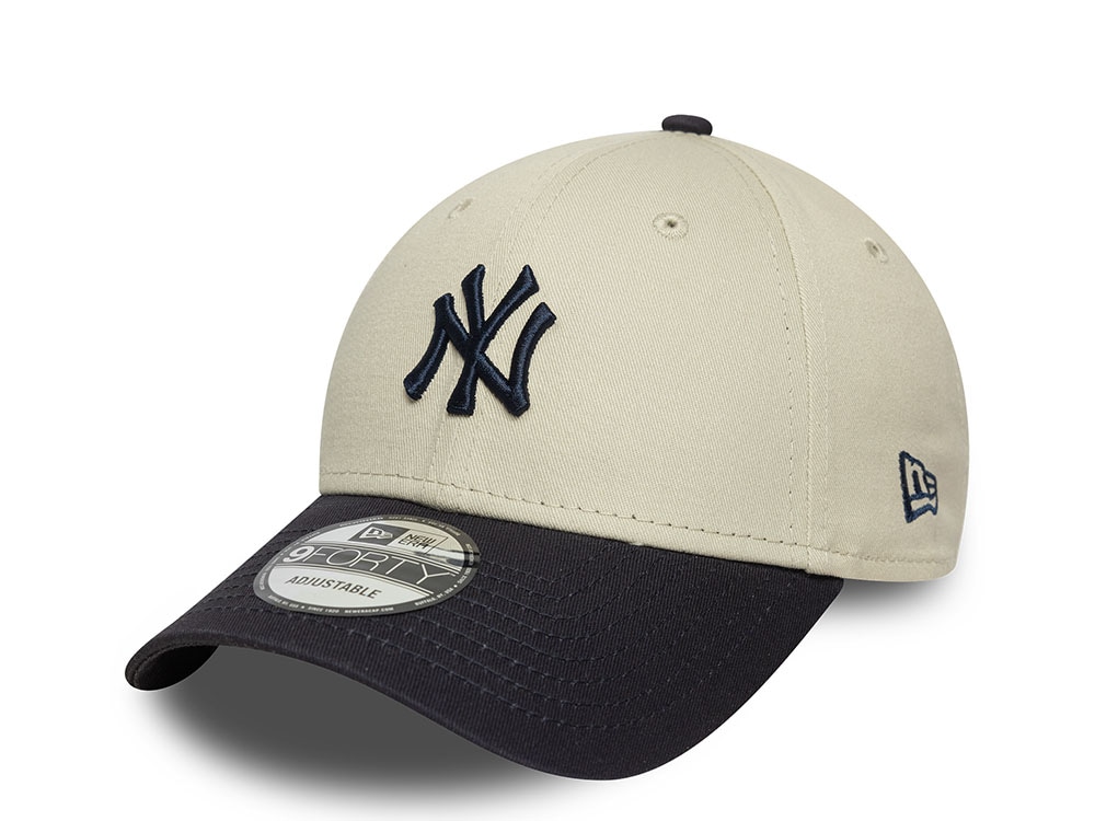 New Era New York Yankees Colour Block 9Forty Strapback Cap