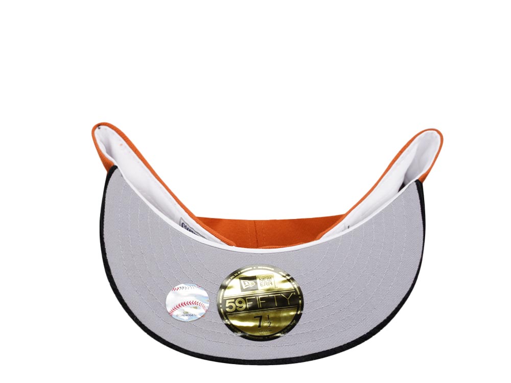 New Era Houston Astros 45 Years Cord Visor Edition Orange 59Fifty Fitted Cap