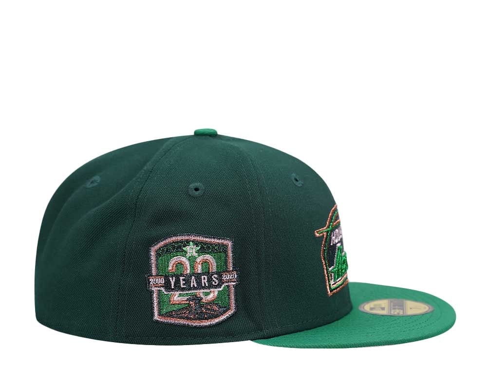 New Era Houston Astros 20th Anniversary Metallic Platinum Two Tone Edition 59Fifty Fitted Cap