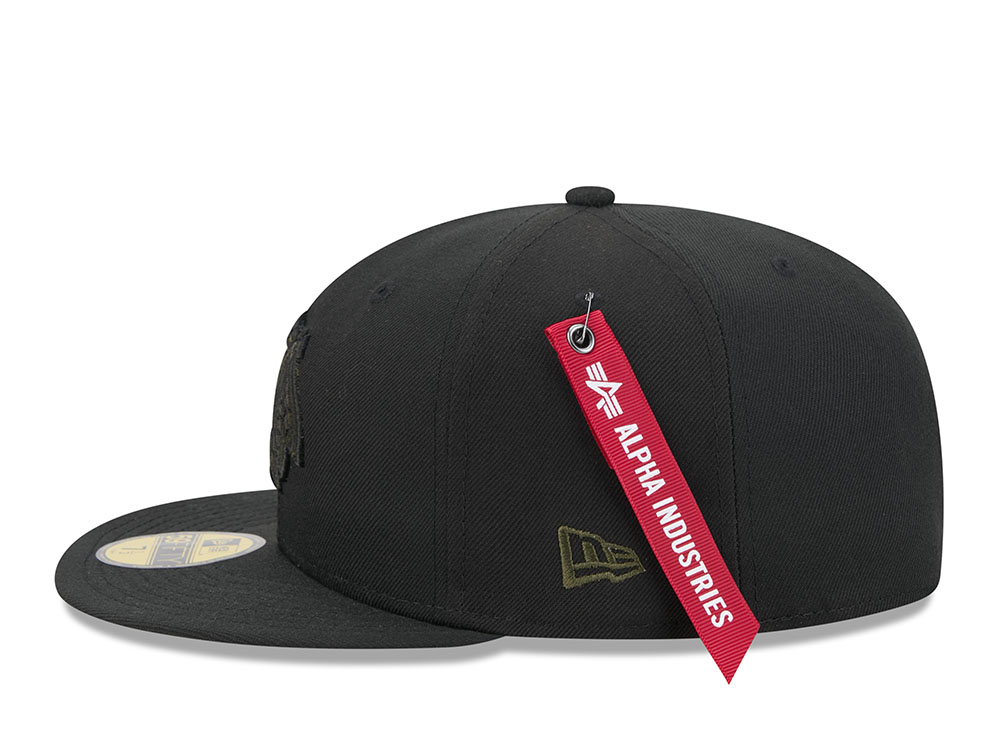 New Era Alpha Industries Chicago Blackhawks Navy Prime Edition 59Fifty Fitted Cap