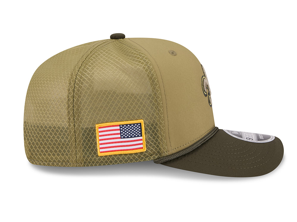 New Era New Orleans Saints Salute To Service 2025 9Seventy Snapback Cap