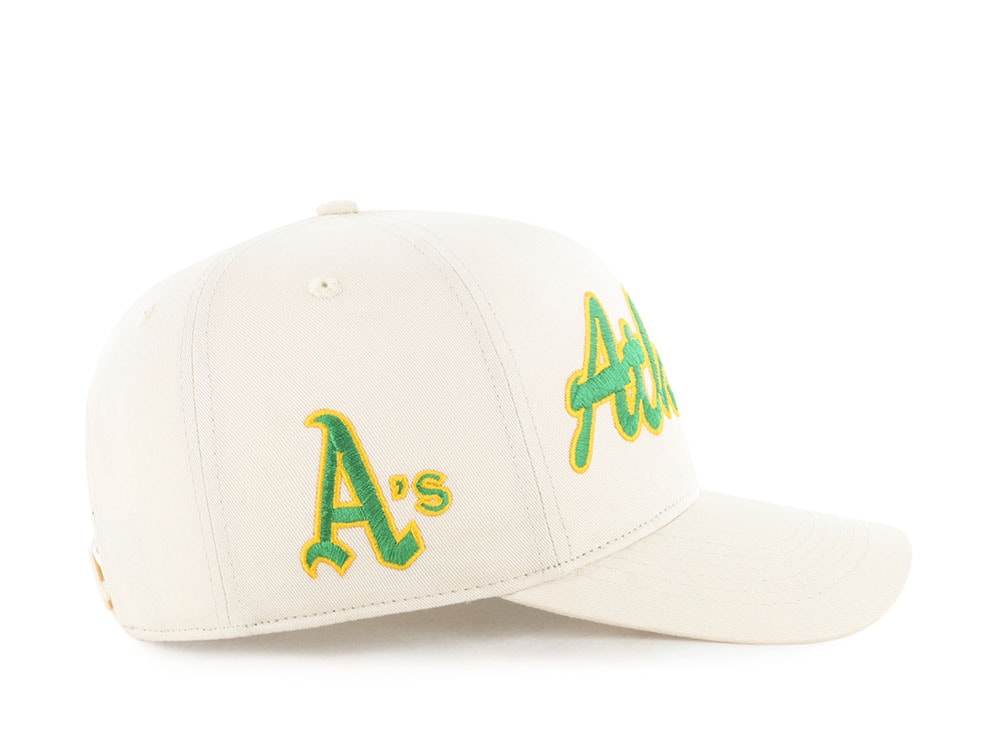 47 Brand Oakland Athletics Cooperstown Brushmark Natural Hitch Snapback Cap