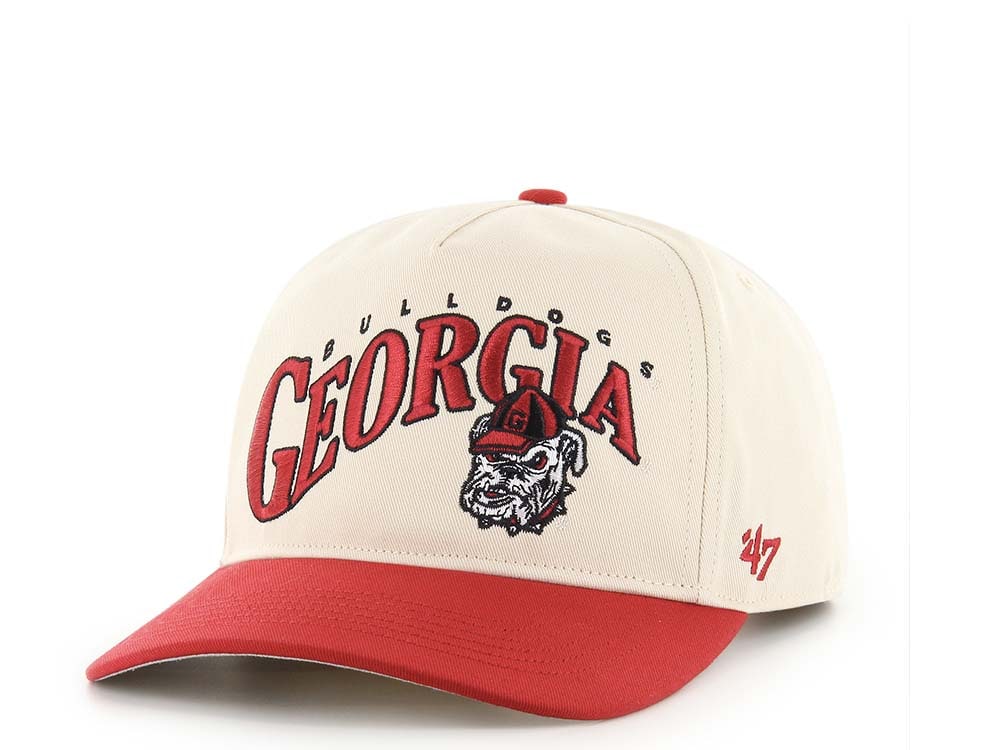 47Brand Georgia Bulldogs Natural Wave Hitch Snapback Cap