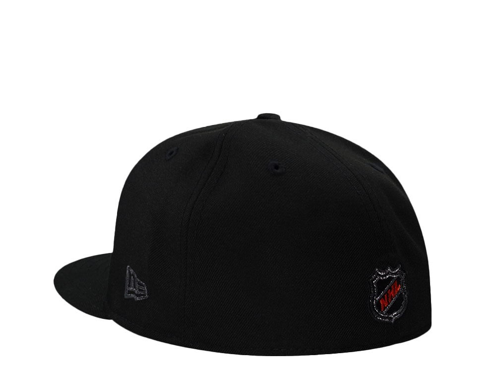 New Era Anaheim Ducks 10th Anniversary Black Prime Edition 59Fifty Fitted Cap