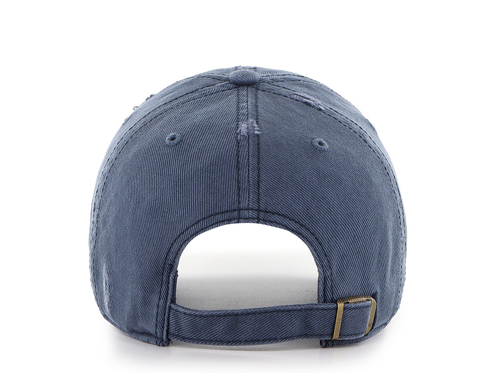 47 Brand Michigan Wolverines Weathered Rusted Navy Clean Up Strapback Cap
