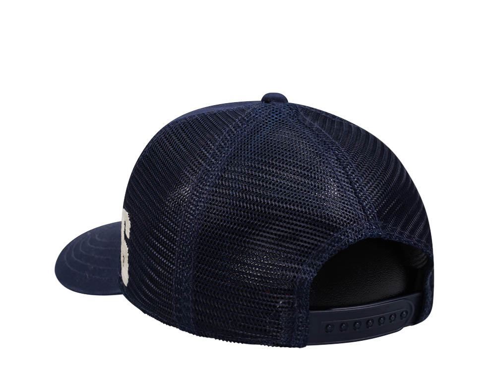 American Needle Homestead Grays Negro League Valin Navy Trucker Snapback Cap