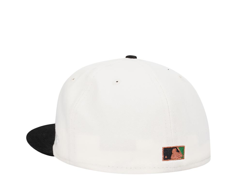 New Era Milwaukee Brewers Cream Cord Brim Prime Edition 59Fifty Fitted Cap
