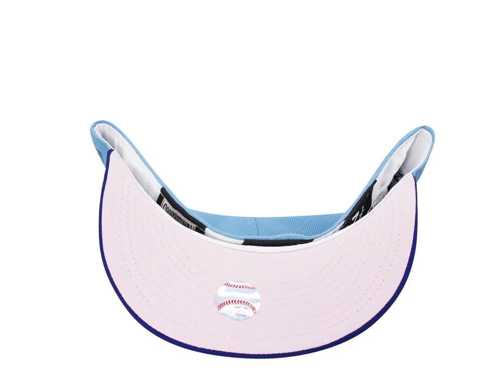 New Era Texas Rangers Inaugural Season 2020 Sky Pink Two Tone Edition 59Fifty Fitted Cap