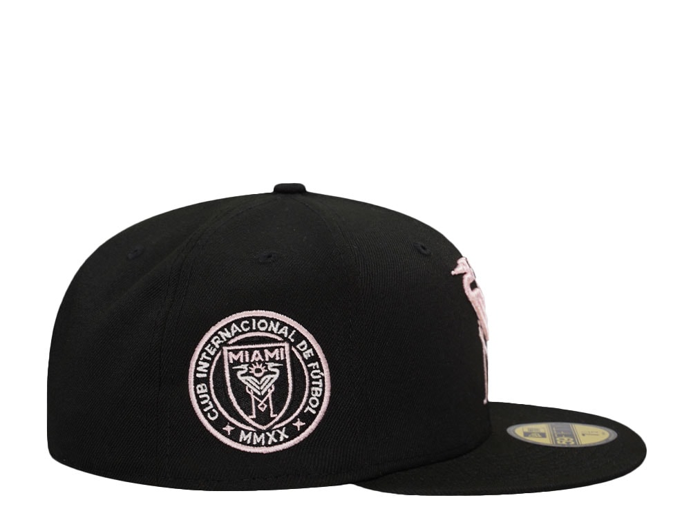 New Era Inter Miami FC Black Pink Prime Edition 59Fifty Fitted Cap