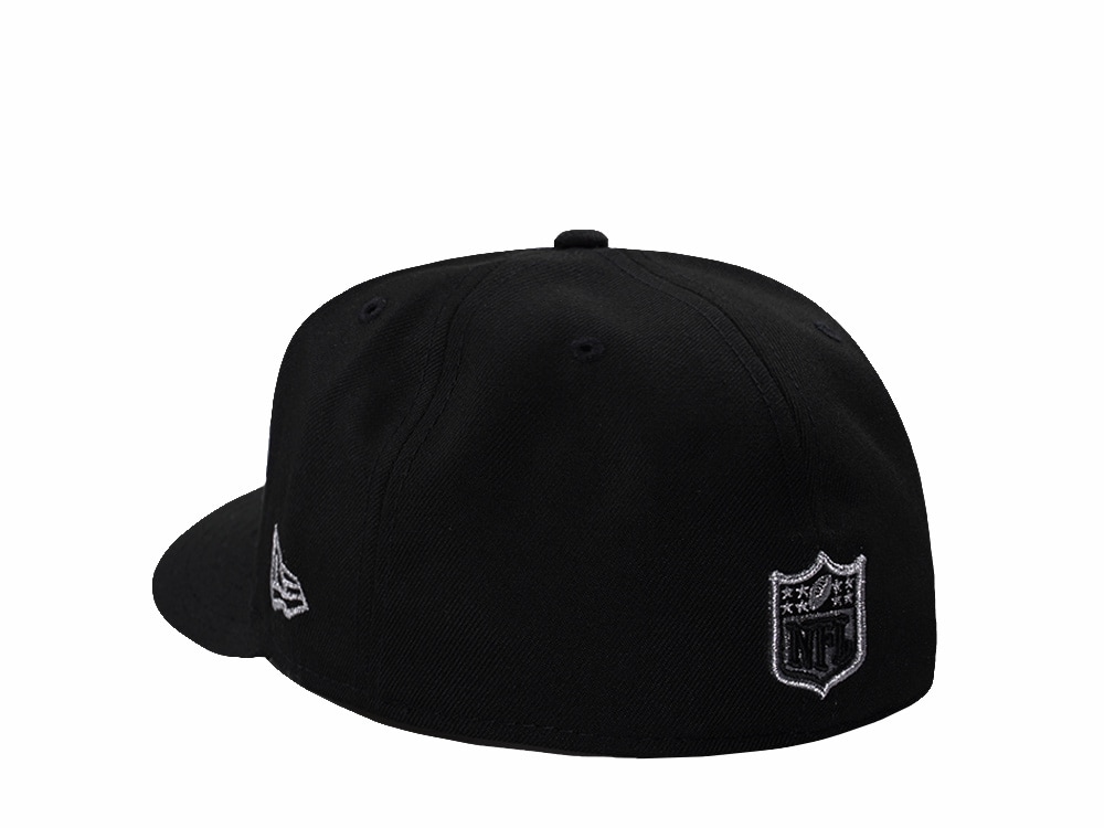 New Era Las Vegas Raiders Champions Black Prime Edition 59Fifty Pre Curved Fitted Cap