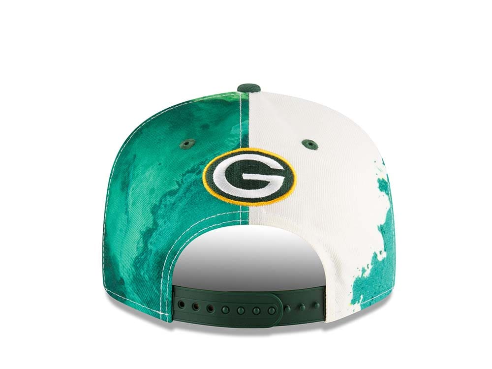 New Era Green Bay Packers Ink NFL Sideline 2022 9Fifty Snapback Cap
