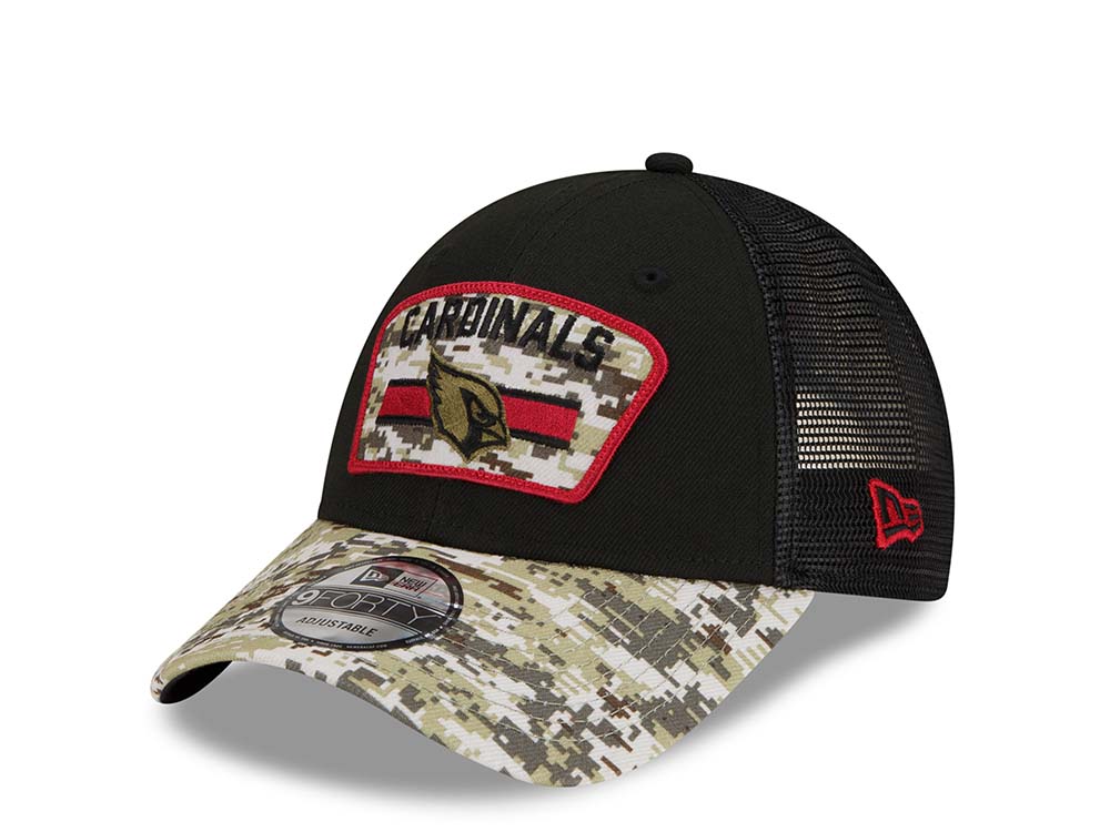 New Era Arizona Cardinals Salute to Service 21 9Forty Trucker Snapback Cap