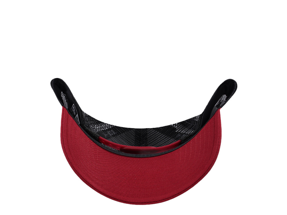 New Era AS Roma Tonal Maroon Edition 9Forty A Frame Trucker Snapback Cap