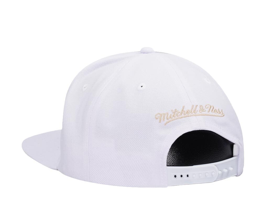 Mitchell & Ness Seattle Supersonics 25th Anniversary Winter White Hardwood Classic Snapback Cap
