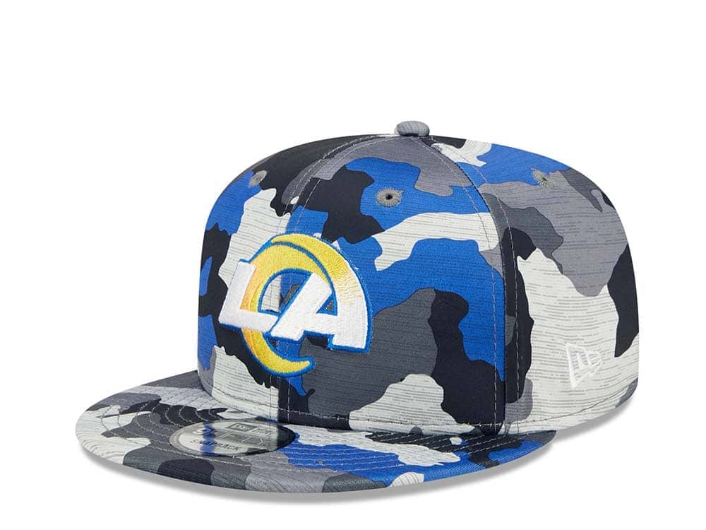 New Era Los Angeles Rams NFL Training Camp 22 Camo 9Fifty Snapback Cap