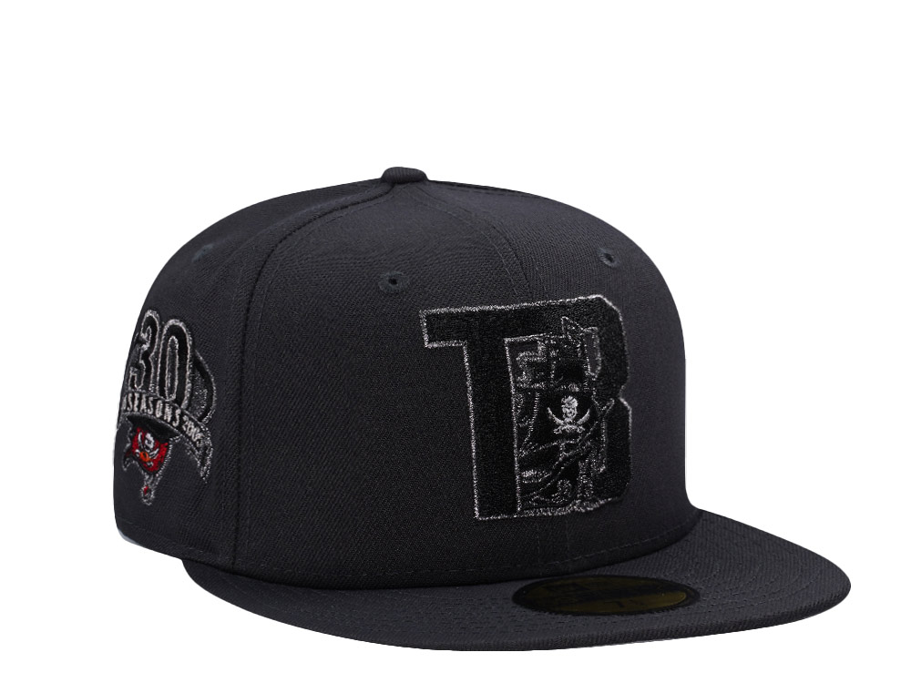 New Era Tampa Bay Buccaneers 30th Anniversary Gray Prime Edition 59Fifty Fitted Cap