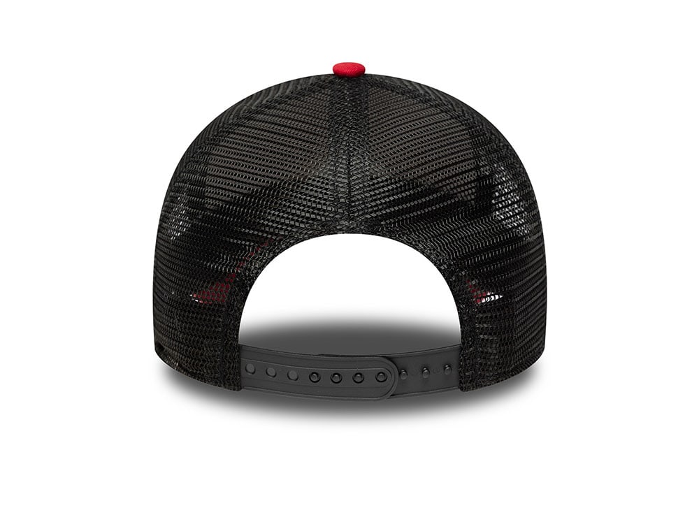 New Era Ducati Motor Logo Seasonal Red 9Forty A Frame Trucker Snapback Cap