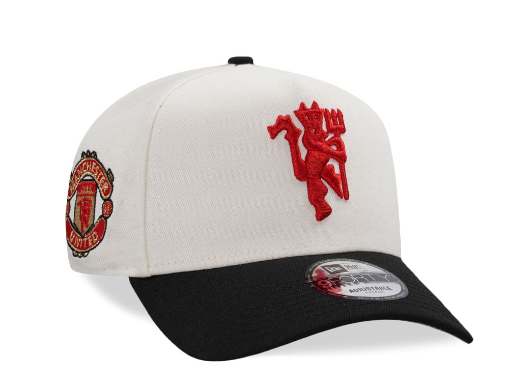 New Era Manchester United Fc Chrome Two Tone Edition 9Forty A Frame Snapback Cap