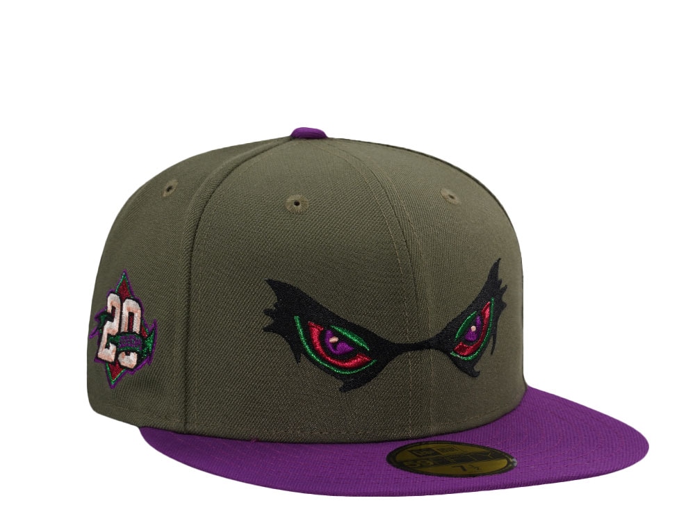 New Era Dayton Dragons 20 Seasons Olive Two Tone Edition 59Fifty Fitted Cap
