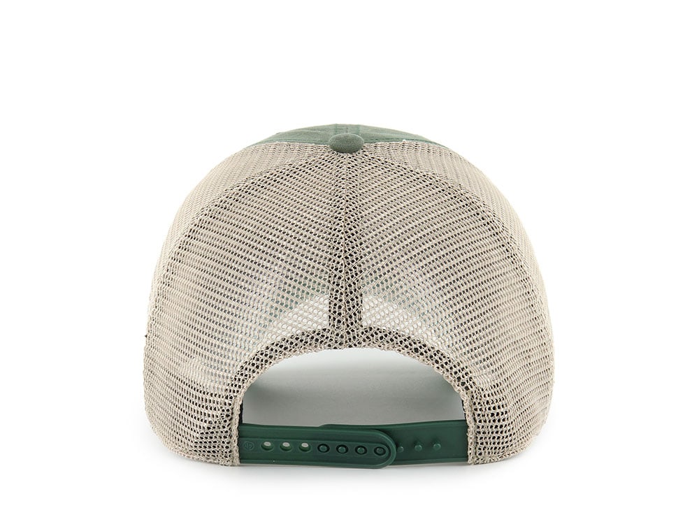 47Brand Oakland Athletics Bottle Green Four Stroke Edition Trucker Clean Up Snapback Cap