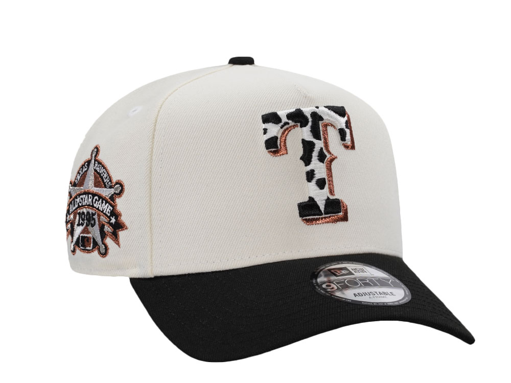 New Era Texas Rangers All Star Game 1995 Chrome Two Tone Edition 9Forty A Frame Snapback Cap