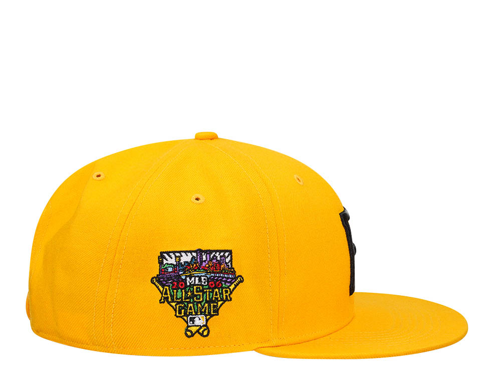 47Brand Pittsburgh Pirates All Star Game 2006 Gold Sure Shot Under Captain Snapback Cap