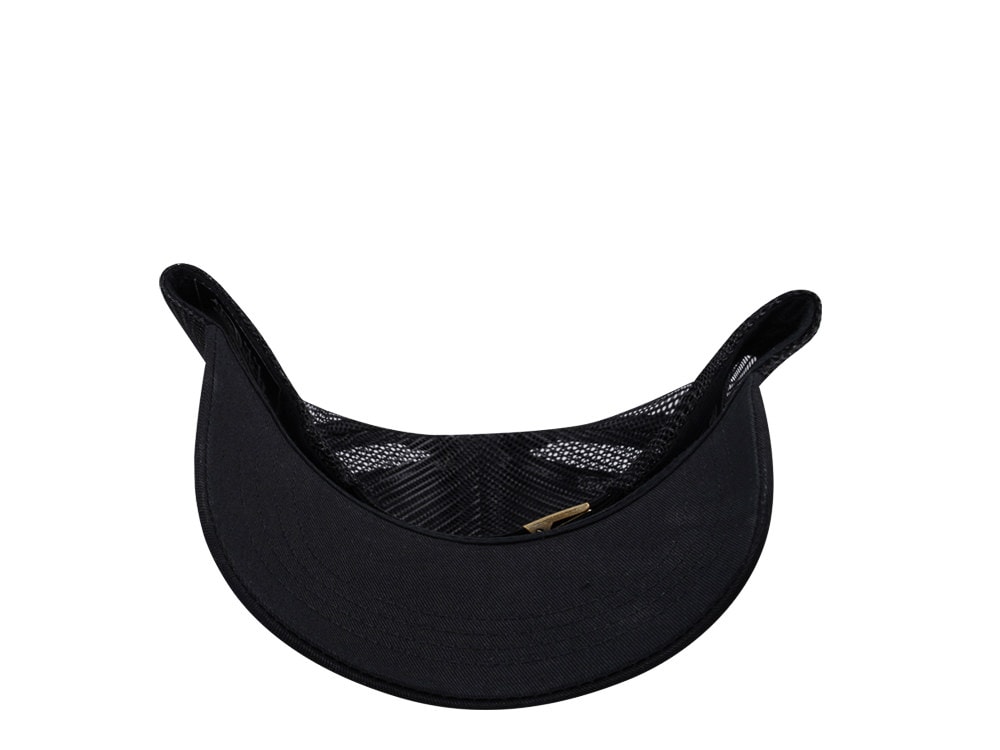 Von Dutch Oval Patch Black Edition Trucker Strapback Cap
